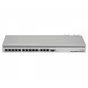 Router Empresarial 1U con 13 Puertos Gigabit MikroTik RB1100AHx4, RouterOS v7 (Licencia Nivel 6)