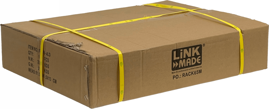 Rack  9U 45CM-Fondo Gabinete Rack Pared Muro Negro Linkmade 7