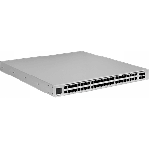 Switch Ubiquiti ECS 48 POE 48 Puertos PoE+++ con Uplink 25G Gestion L3 para Redes Empresariales