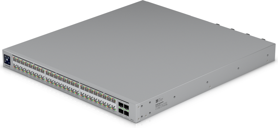 Switch Ubiquiti ECS 48 POE 48 Puertos PoE+++ con Uplink 25G Gestion L3 para Redes Empresariales 4