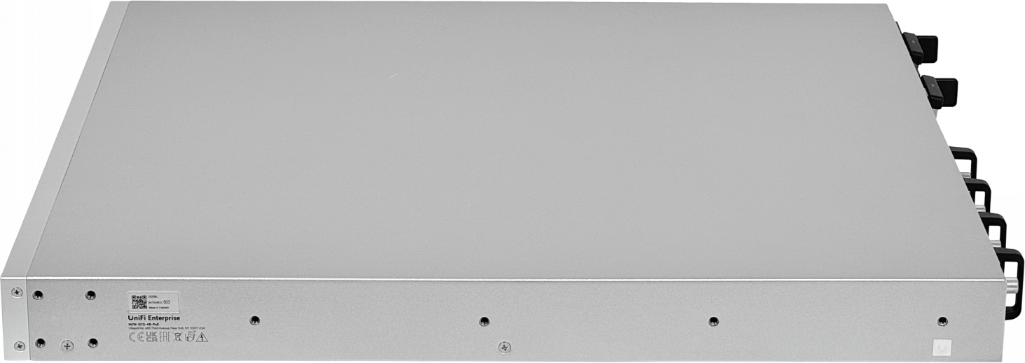Switch Ubiquiti ECS 48 POE 48 Puertos PoE+++ con Uplink 25G Gestion L3 para Redes Empresariales 8