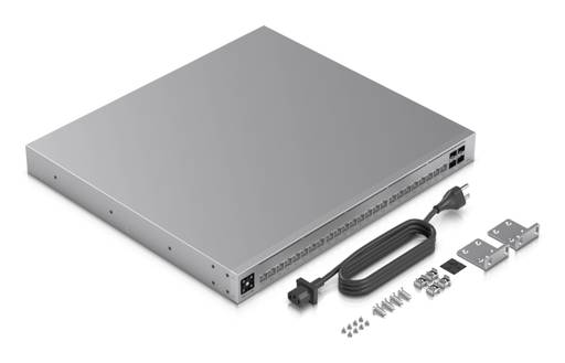 Switch Rack Ubiquiti USW-PRO-HD-24-POE 24 puertos 10GbE PoE++ 600W + 4x10G SFP+ capa 3 profesional 5