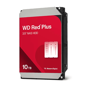 Disco Duro Interno WD Red Plus 10TB 3.5'' SATA 7200RPM NAS CMR WD100EFGX