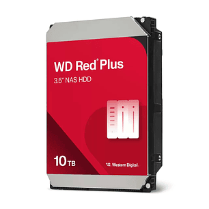 Disco Duro Interno WD Red Plus 10TB 3.5'' SATA 7200RPM NAS CMR WD100EFGX