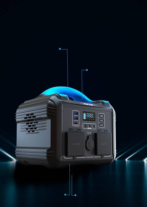 Generador eléctrico portátil Forza Titan FPP-T302-I, 300W, 220V, 236Wh, MPPT 3