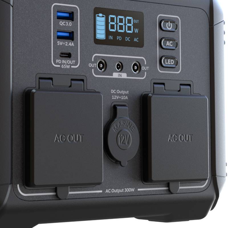 Generador eléctrico portátil Forza Titan FPP-T302-I, 300W, 220V, 236Wh, MPPT 10