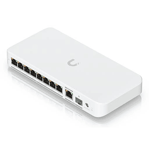 Switch Ubiquiti USW-FLEX-2.5G-8-POE Puertos PoE++ con Uplink 10G y SFP Plus Gestion L2 Compacto