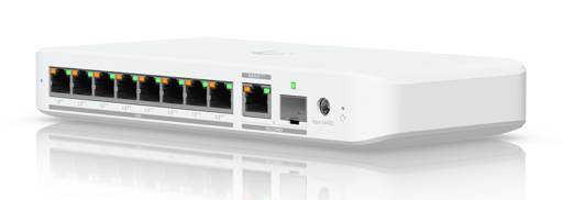 Switch Ubiquiti USW-FLEX-2.5G-8-POE Puertos PoE++ con Uplink 10G y SFP Plus Gestion L2 Compacto 2