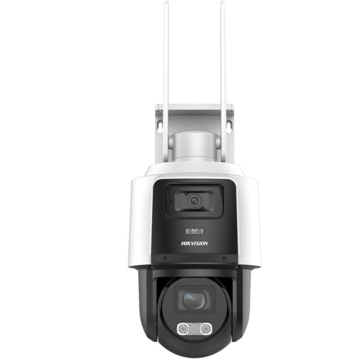 Cámara de Vigilancia PTZ TandemVu 4MP+4MP Hikvision DS-2SE3C404MWG-4G/14(LA), 4G, 4x, IP66 1