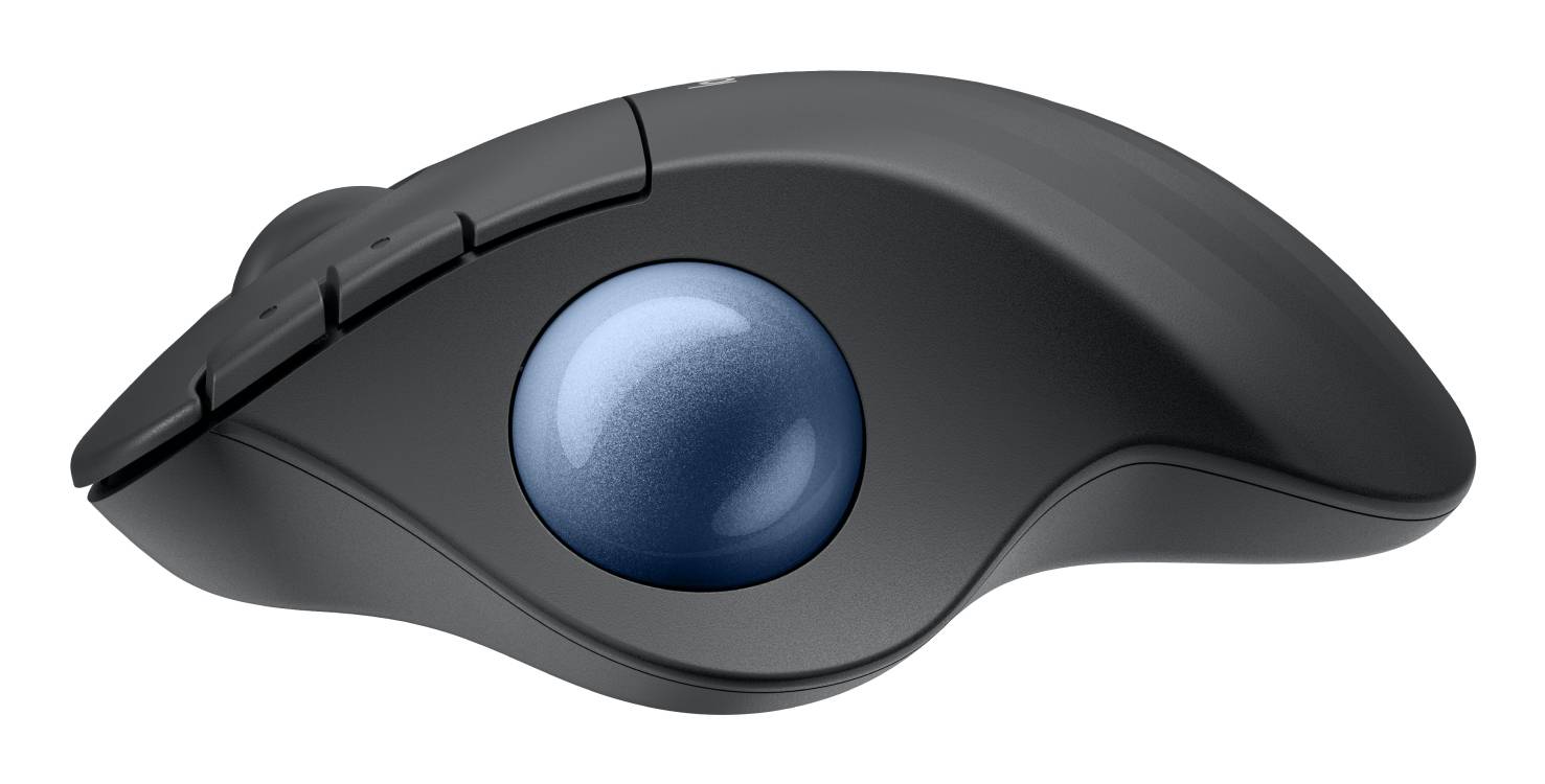 Mouse Trackball Inalámbrico Ergonómico, Logitech ERGO M575S - Grafito 4