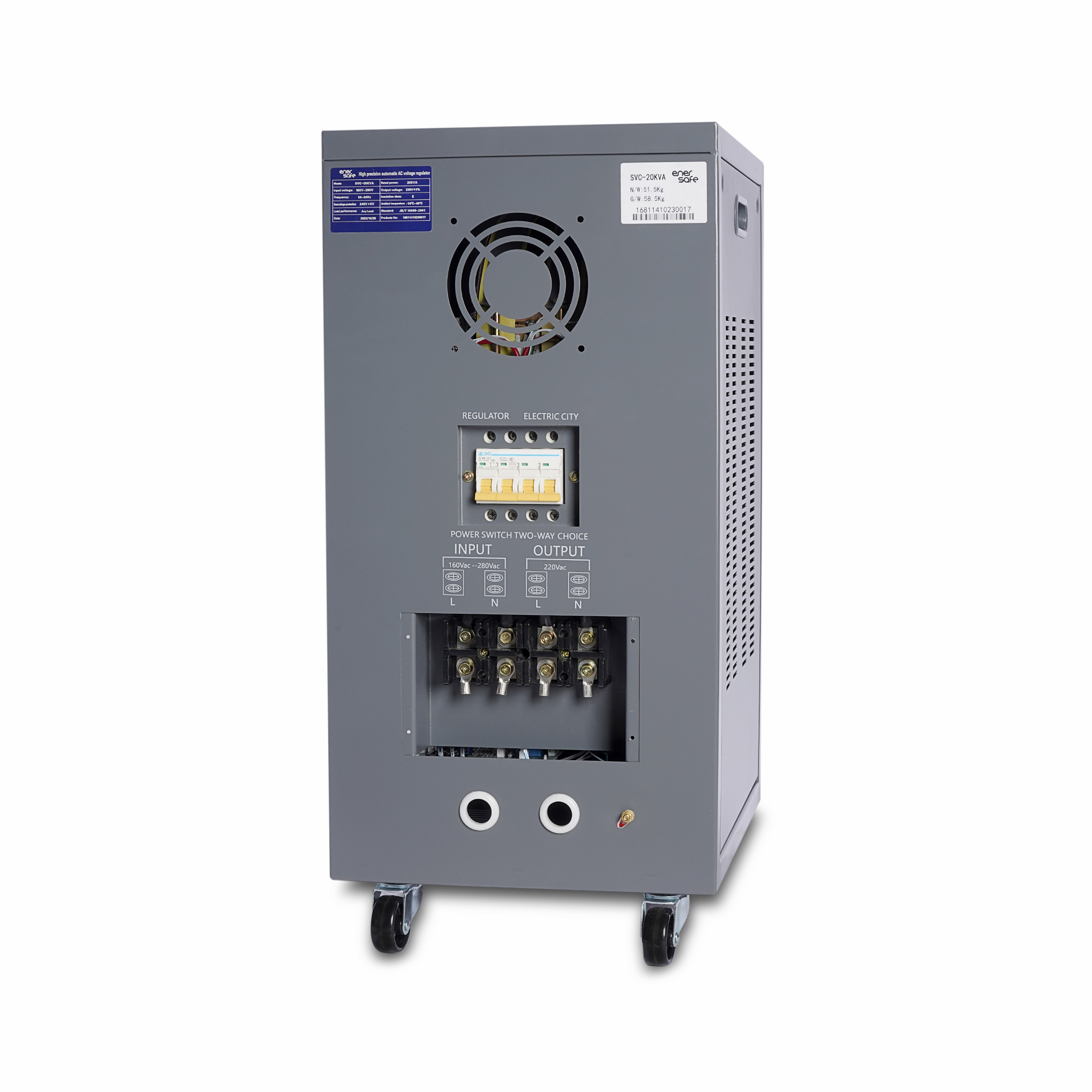 Estabilizador de Voltaje 20 kVA Monofasico 1