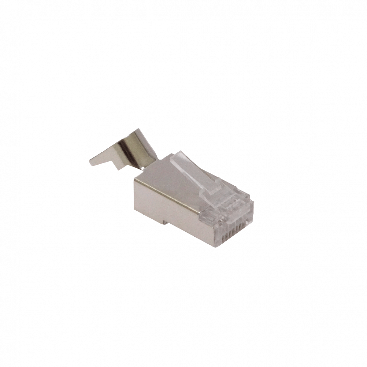 Conector CAT7 1,3mm RJ45 8P8C Bolsa 10-Conectores Machos Crimpeables oro-50um 1