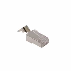 Conector CAT7 1,3mm RJ45 8P8C Bolsa 10-Conectores Machos Crimpeables oro-50um