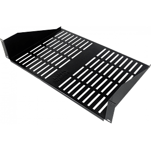 Bandeja Ventilada 2U 30cm-Fondo Bandeja Negra p/Rack req-Tornillos 