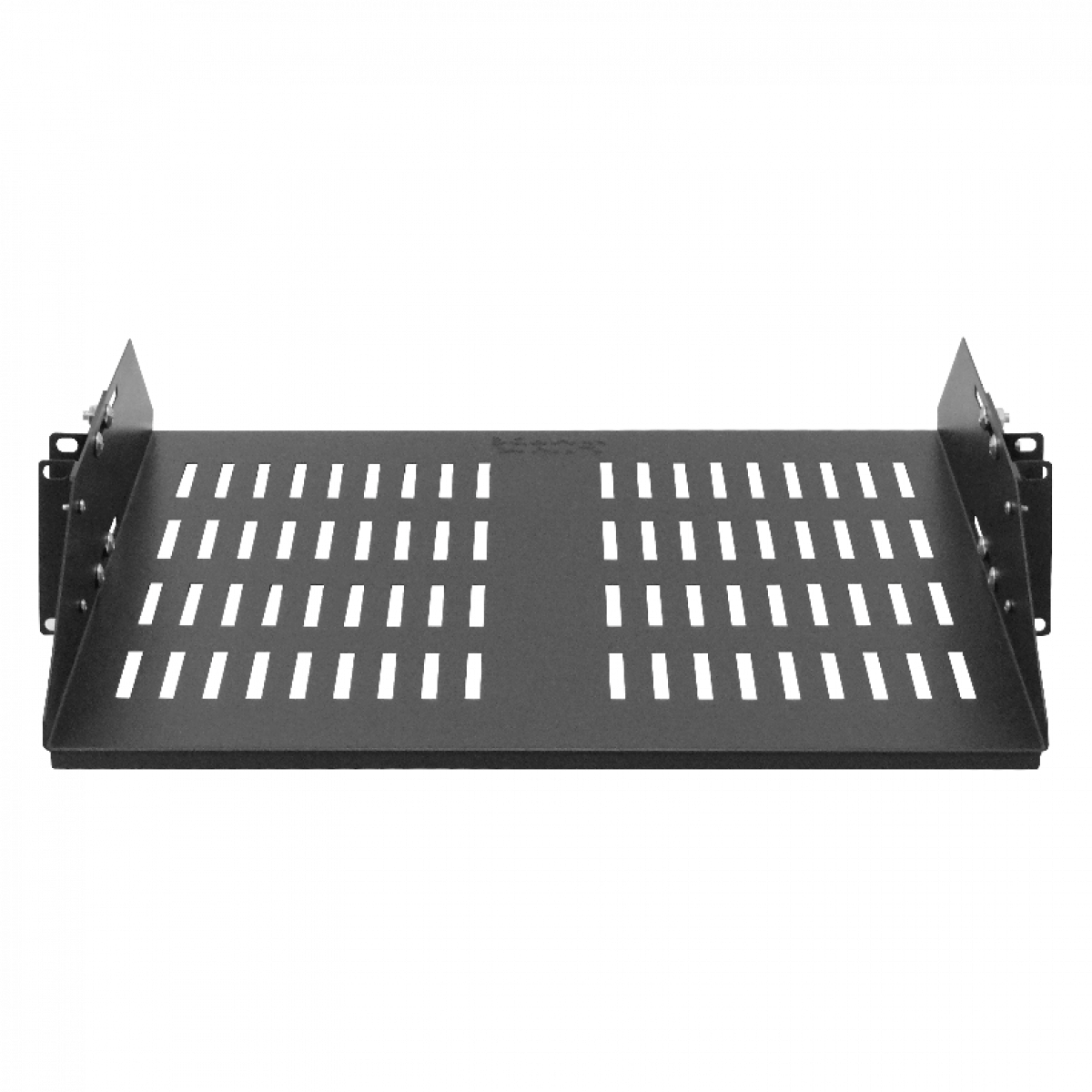 Bandeja Centrral ventilada ajustable 2U Negra 60cm 2
