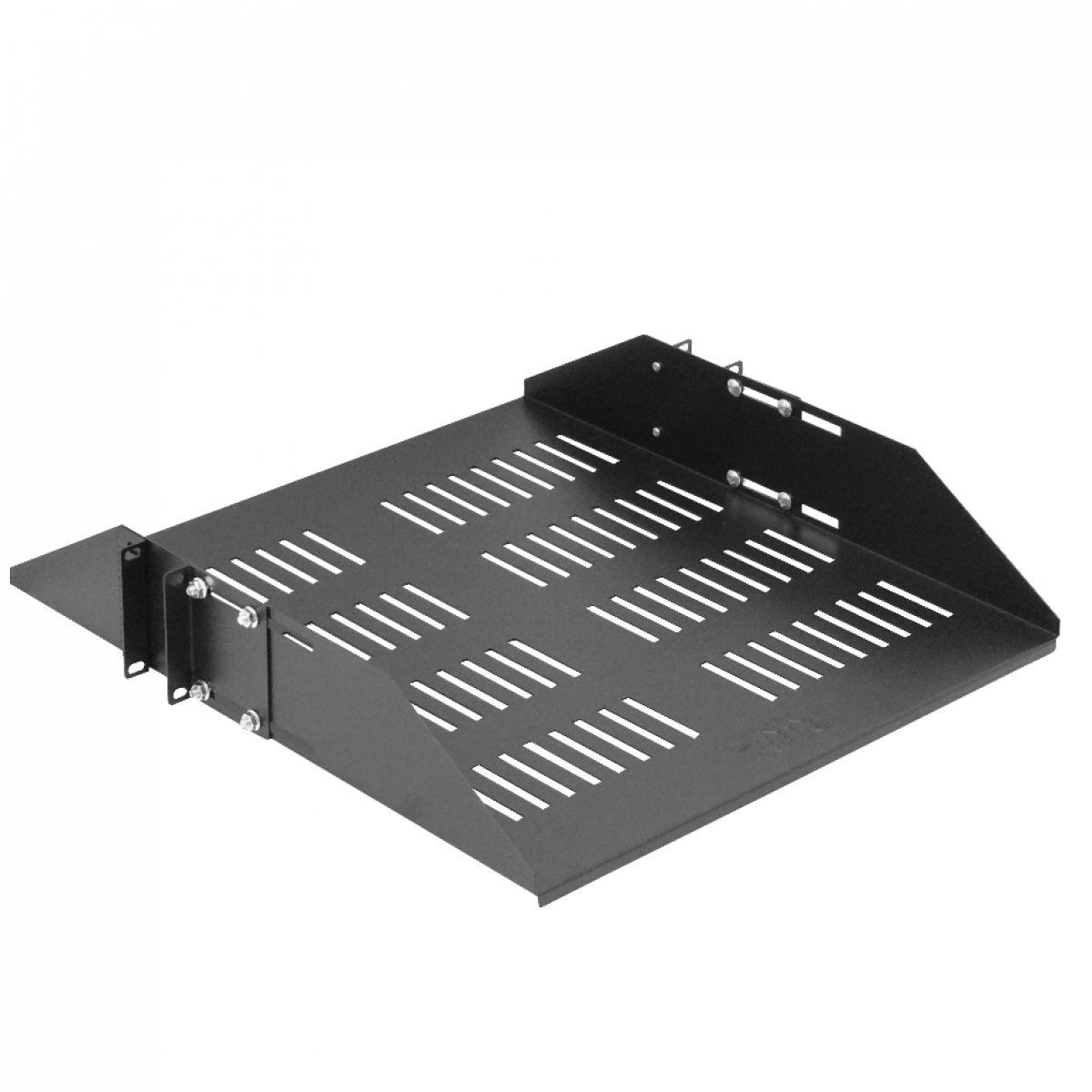 Bandeja Centrral ventilada ajustable 2U Negra 60cm 3