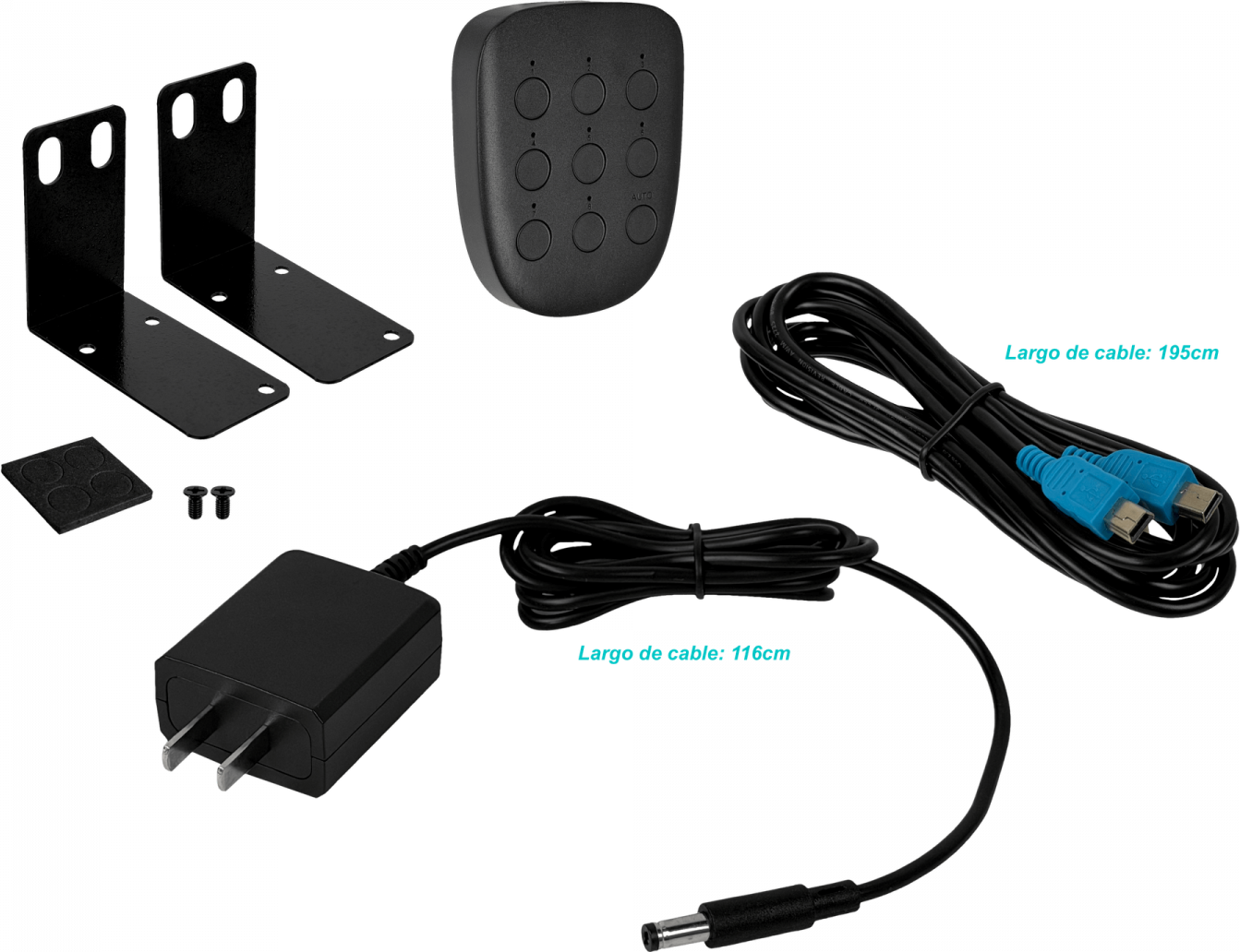 KVM RACK 8-PC/Server USB/VGA requiere cables ECAB-2 ECAB-3 MINITAR 6