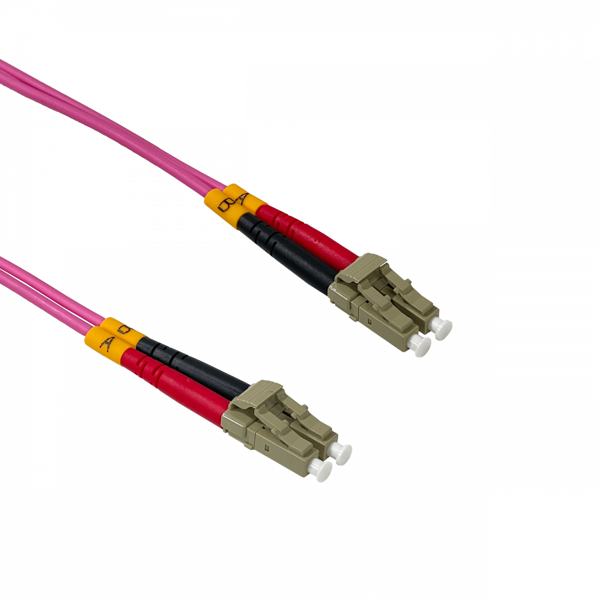 Jumper Fibra LSZH 2mt LC-LC OM4 MultiModo MM Duplex 50/125um 3mm 1