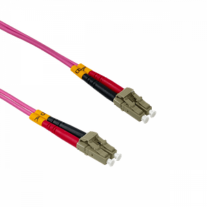 Jumper Fibra LSZH 2mt LC-LC OM4 MultiModo MM Duplex 50/125um 3mm