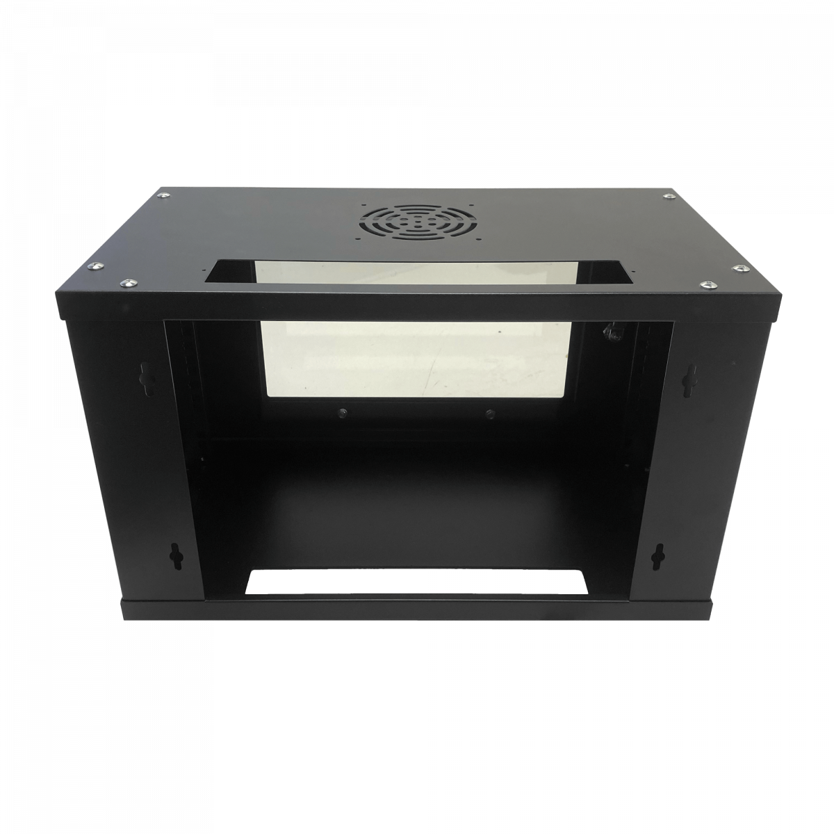 Rack 6U Desarmado 30cm-Fondo-Vacio Gabinete19P Pared inc2U 3