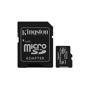 Tarjeta de Memoria 128GB MicroSD-XC c/Adaptador-SD Class10 SDCS2/128GB Kingston