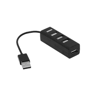 Adaptador USB HUB 4-USB-2.0 Cable-10cm 480mbps