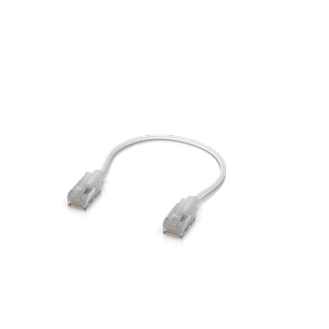 Cable Cat6a 15cm Etherlighting Blanco Ubiquiti UACC-Cable-Patch-EL-C6A -
