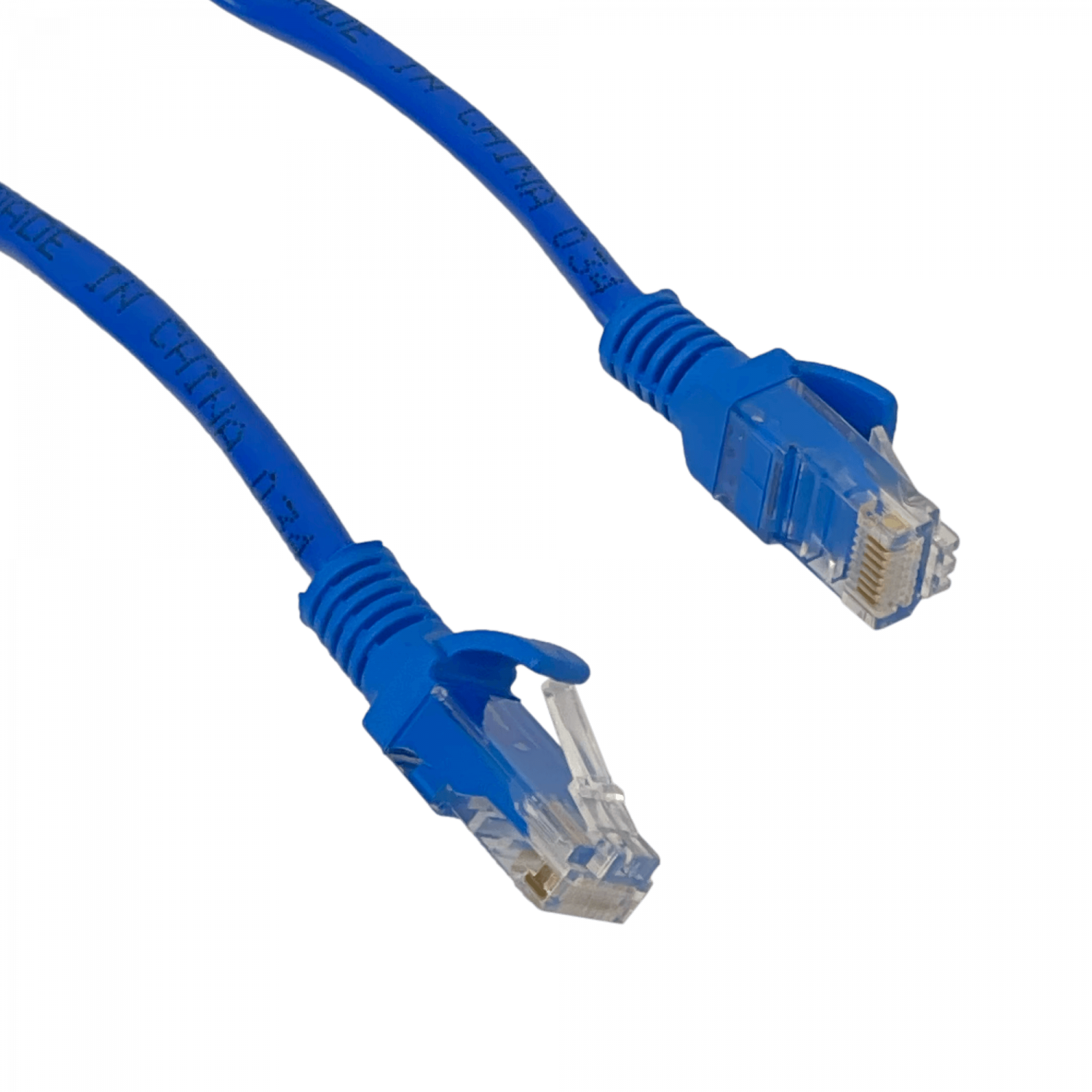 Cable Patch Cat5E Azul, 1m, Inyectado, Multifilar  2