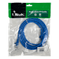 Cable Patch Cord Azul Multifilar CCA Aleacion Cat5e 2mt RJ45 inyectado - Miniatura 3