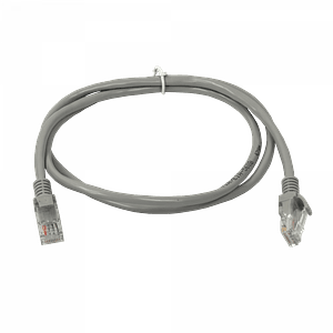 Cable Patch  Cat5E Gris, 1m, Inyectado, Multifilar