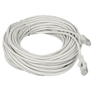 Cable Patch  Cat5e 15mt Gris CCA Inyectado Multifilar