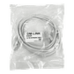 Cable Patch  RJ45 2mt Gris CCA Inyectado Multifilar Cat5e Aleacion - Miniatura 5