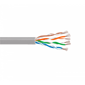 Cable Patch  Cat5e Gris LSZH 3 metros Inyectado Multifilar de Alta Fiabilidad