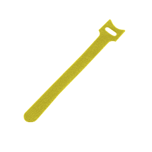 Amarra Velcro amarilla para cableado 15x1,2cm 150x12mm Unidad