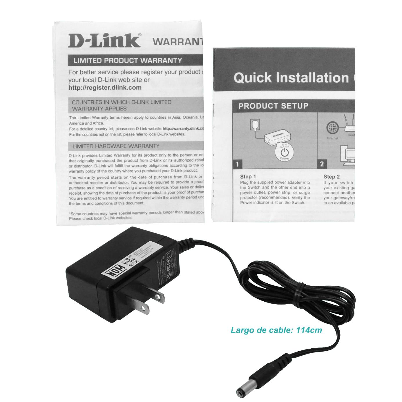 Switch D-Link DES-1005A No Administrable 5 puertos fast Ethernet 5