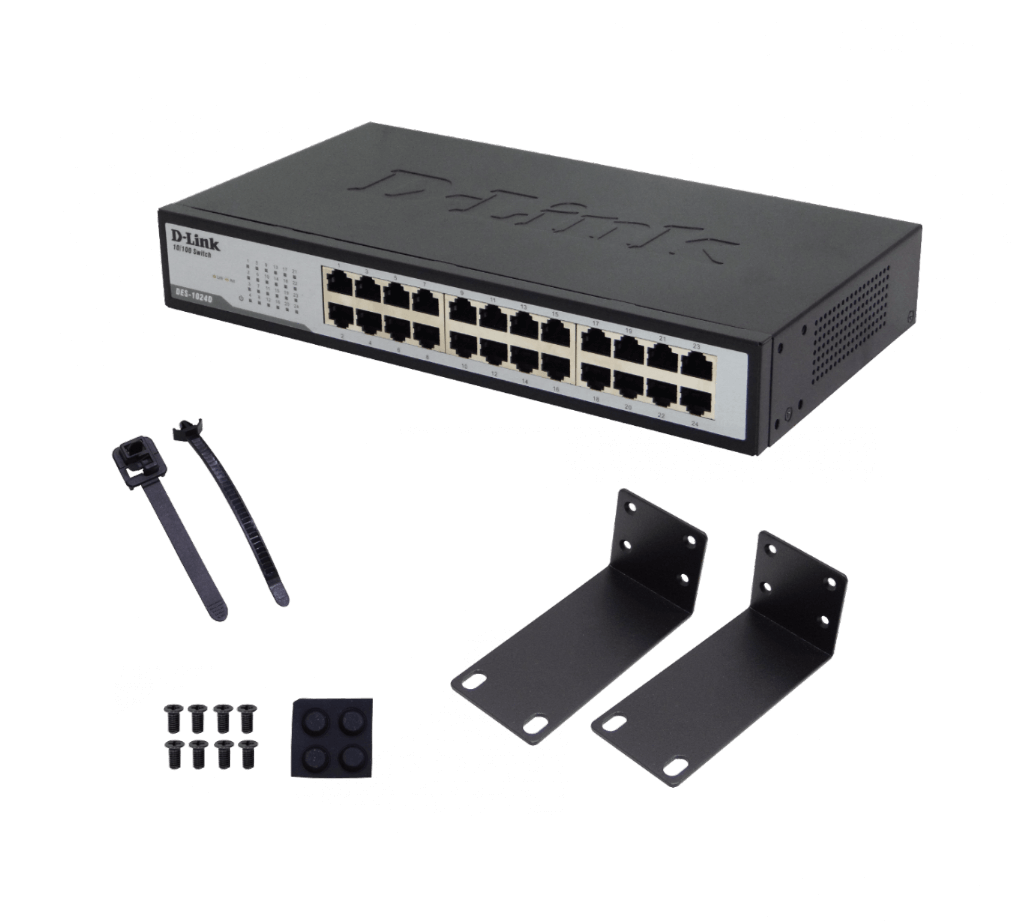 Switch 24-100 no-Admin Rack D-link 2