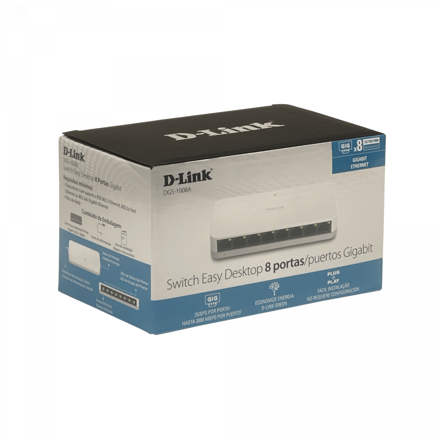 Switch 8 Puertos, 1GB DLN  D-link 6