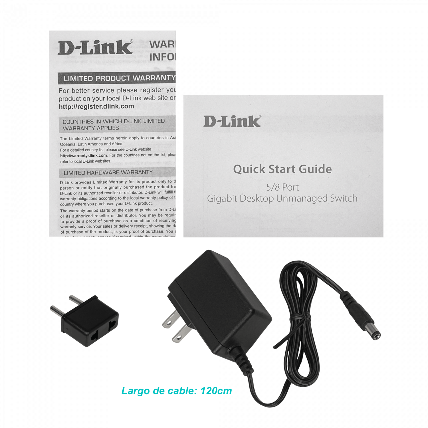 Switch 8 Puertos, 1GB DLN  D-link 8