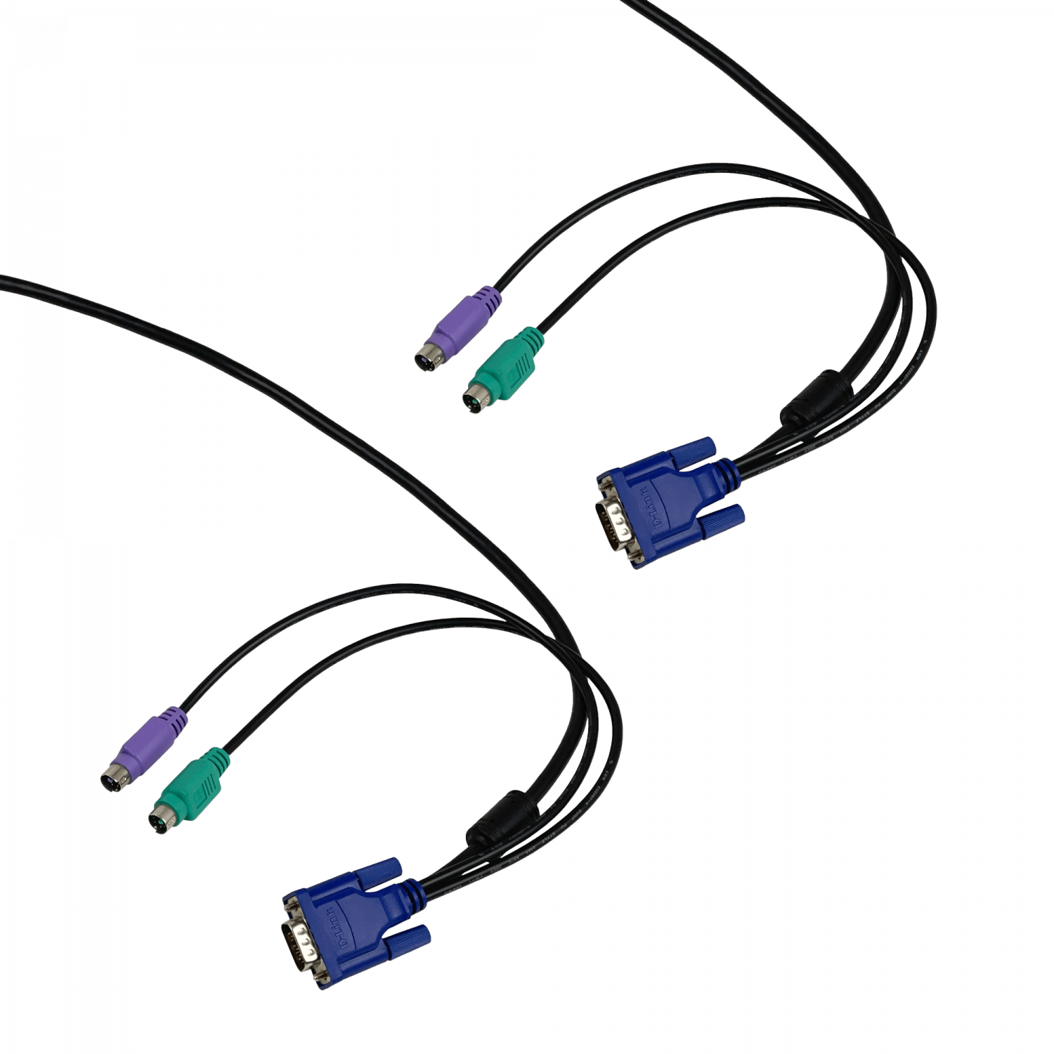Cables para KVM 3mt PS2 VGA-Macho-Macho D-link 1
