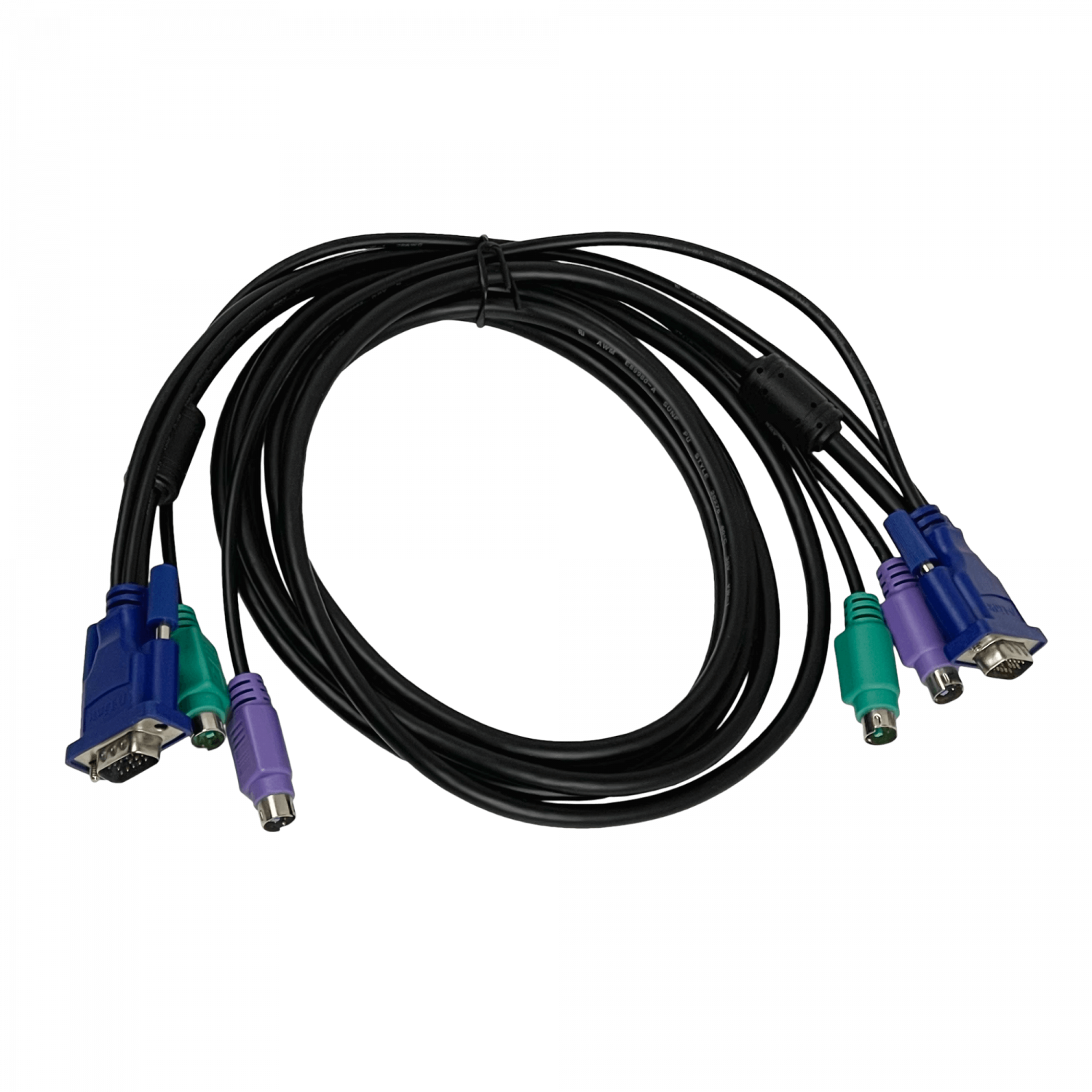 Cables para KVM 3mt PS2 VGA-Macho-Macho D-link 2