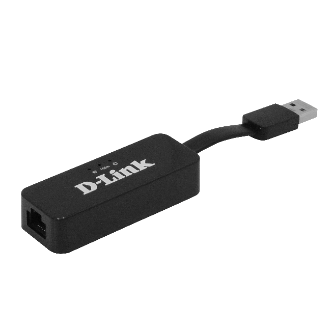 Adaptador D-Link, USB a Ethernet 1-USB3.0-AM 1-1000mbps LAN-RJ45-Ethernet 1