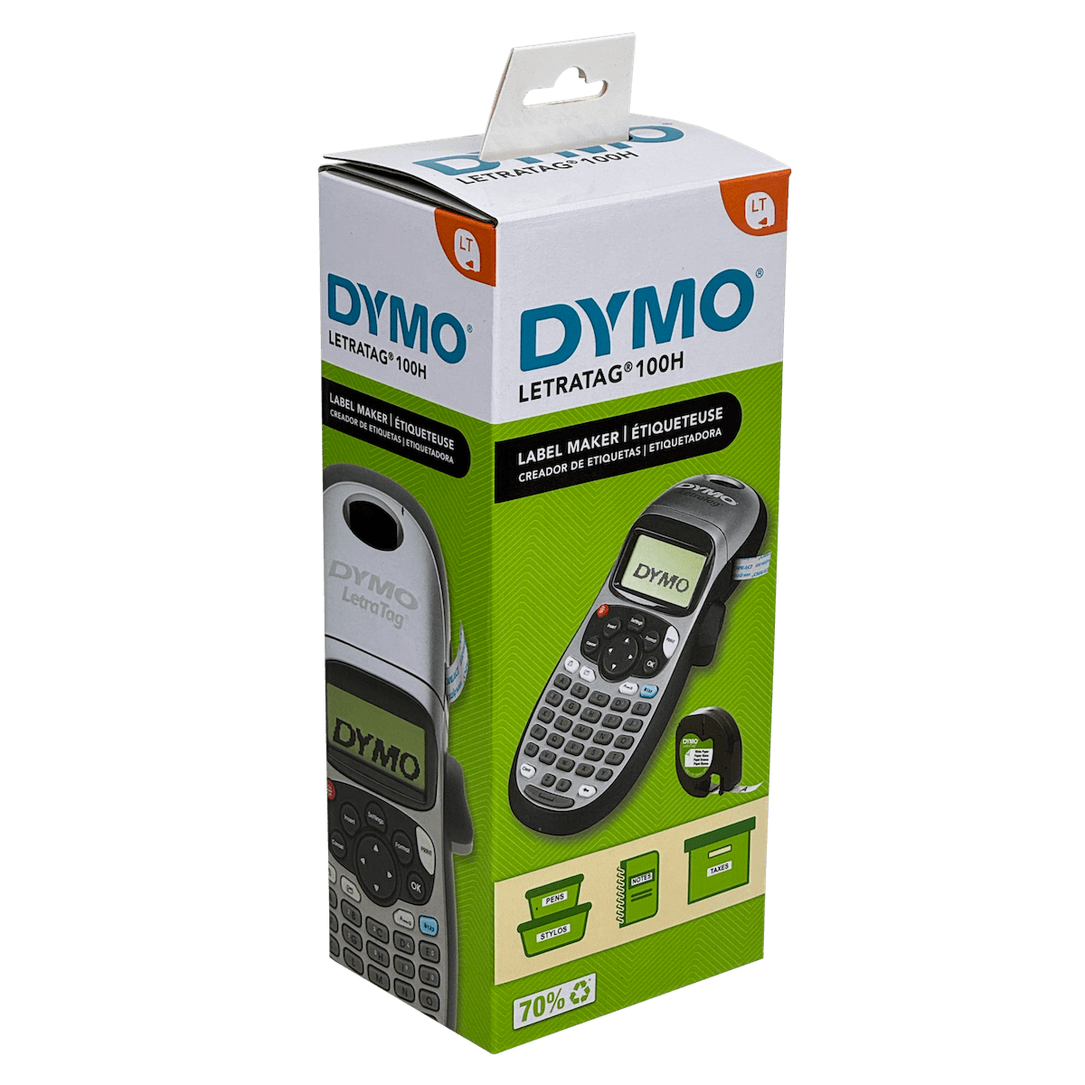 Etiquetadora Rotuladora DYMO LetraTag  LT100H req-Pilas/4-AA 6