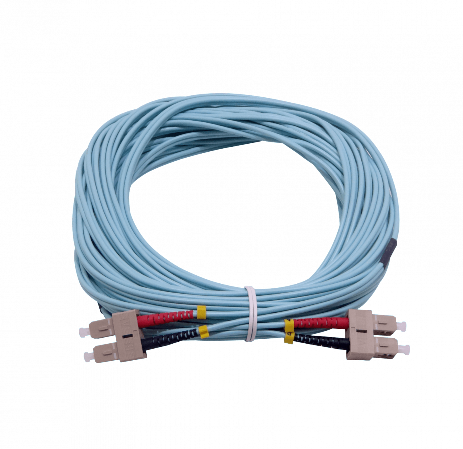 Jumper Fibra Optica 15mt SC-SC OM3 MultiModo MM Duplex  3.0mm 50/125um LSZH 1