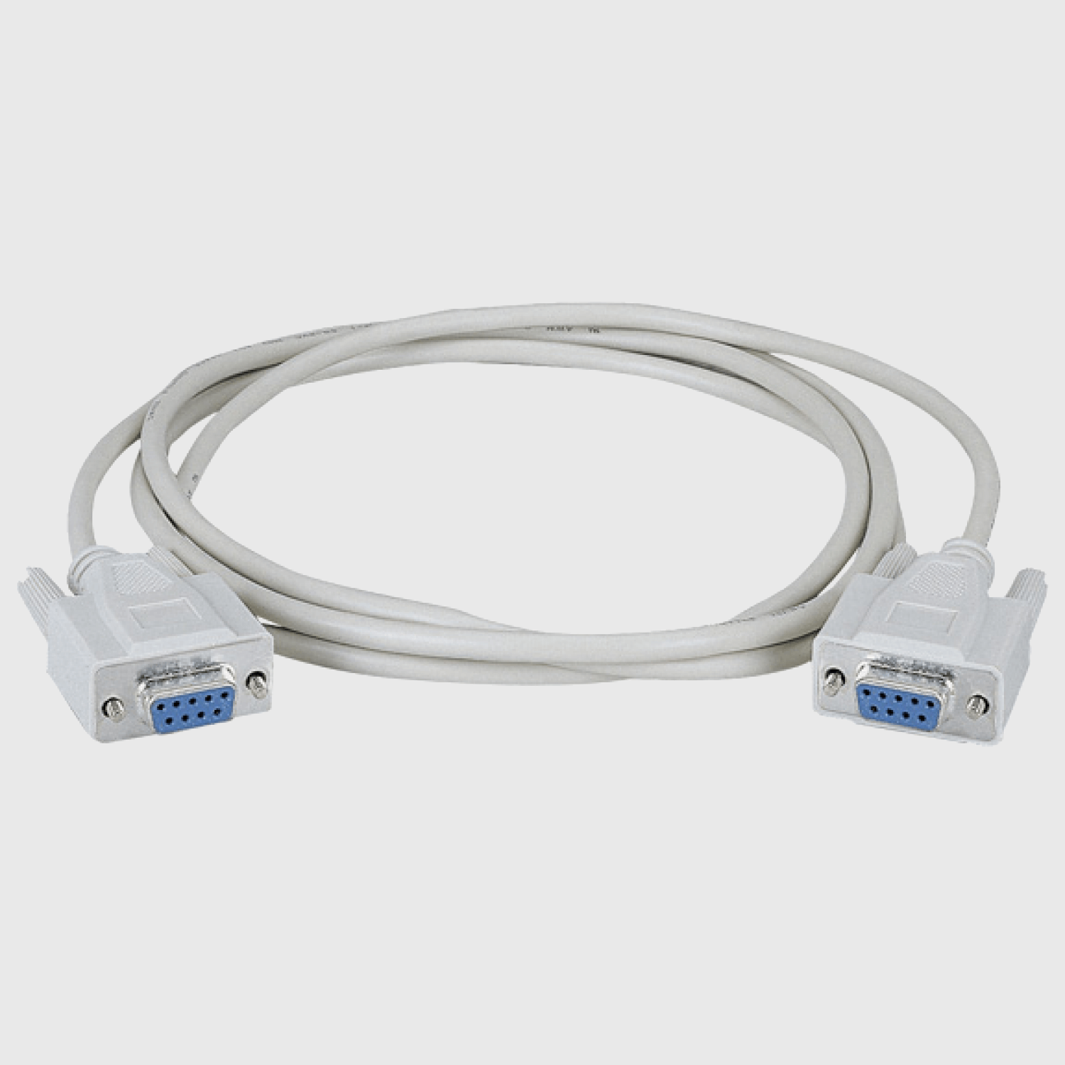 Cable directo Serial RS232 DE-09 1,2mt DB9-Hembra-Hembra 120cm  1