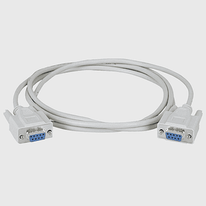 Cable directo Serial RS232 DE-09 1,2mt DB9-Hembra-Hembra 120cm 