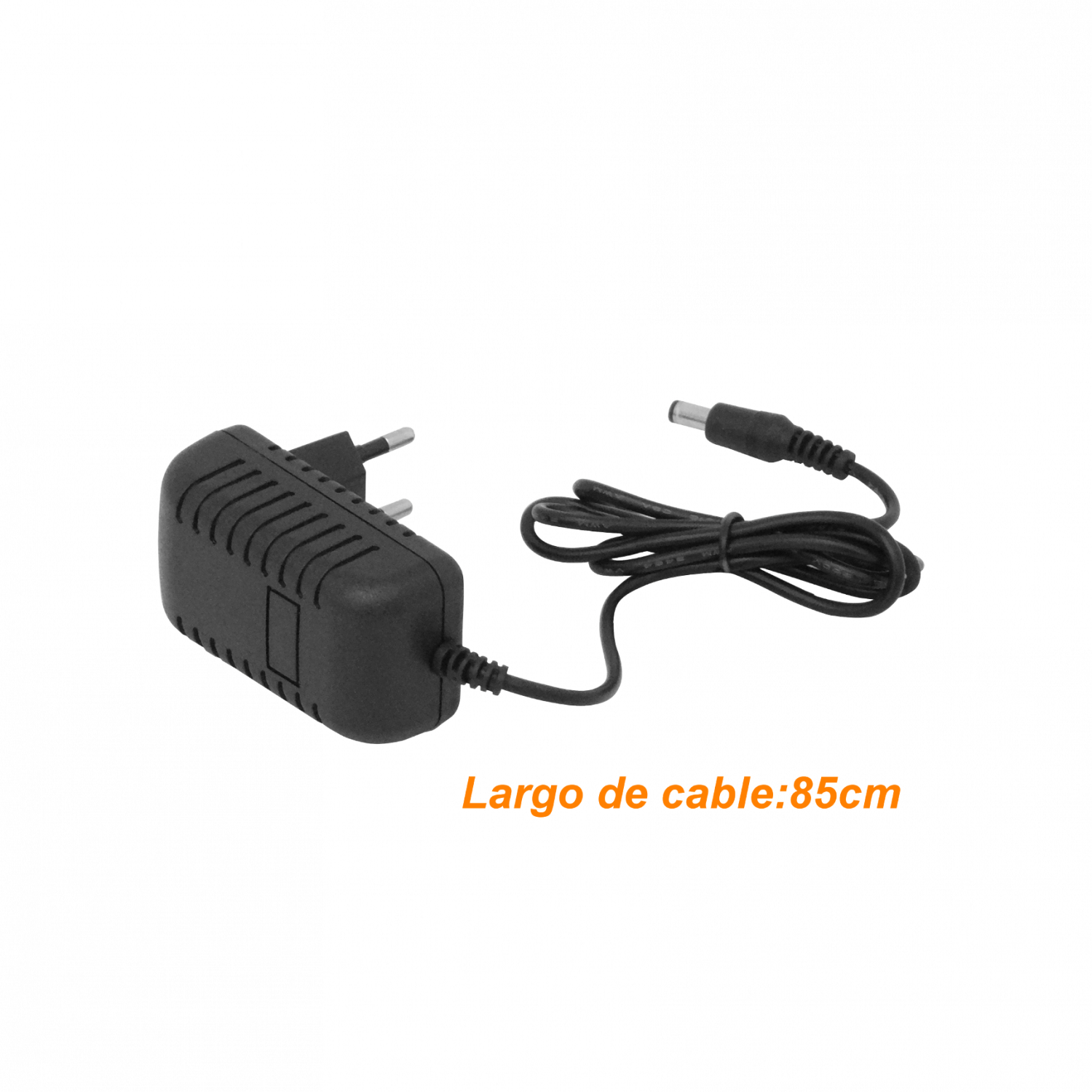 Transformador Plug-5,5x2,5mm 12V 1A 12W Plastica interior Fuente Poder Cable-85cm 2