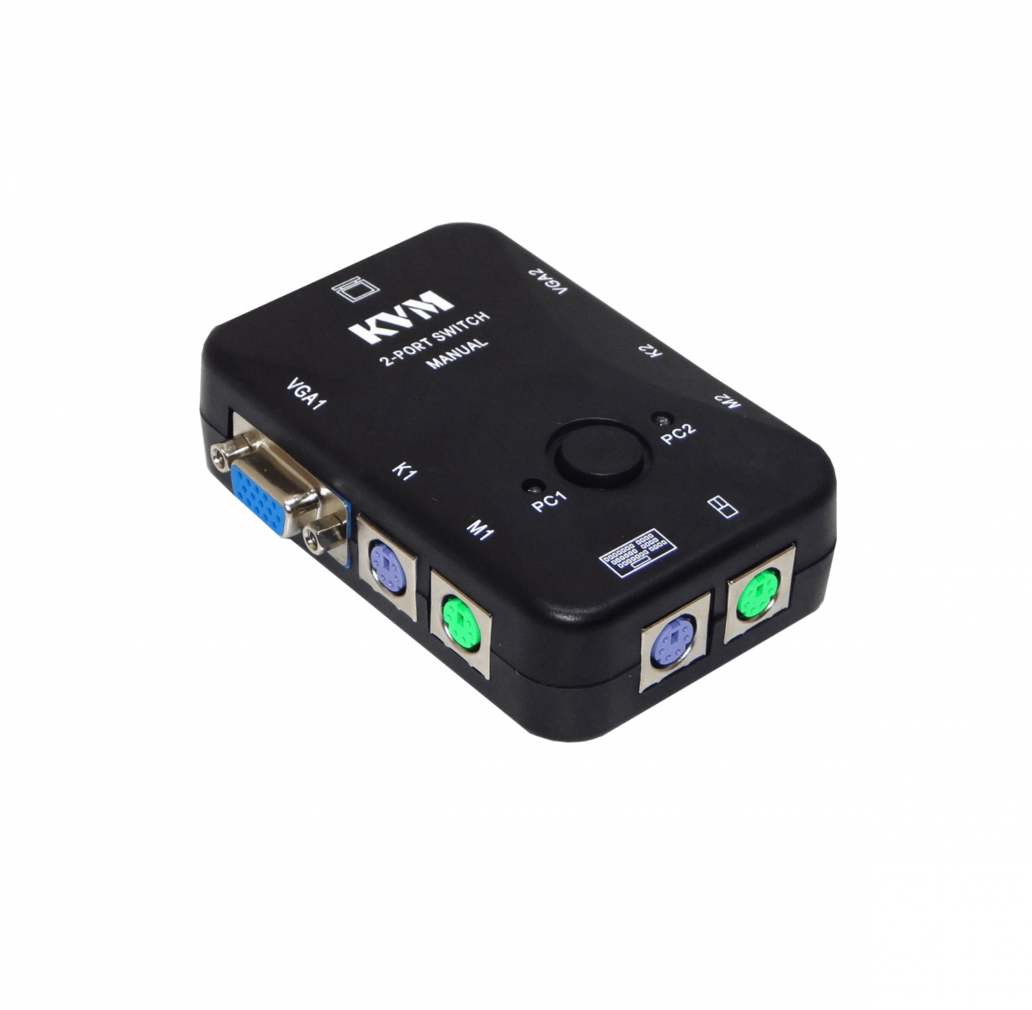 KVM 2-PS2-VGA requiere-Cables no-req-Fuente-Poder 3