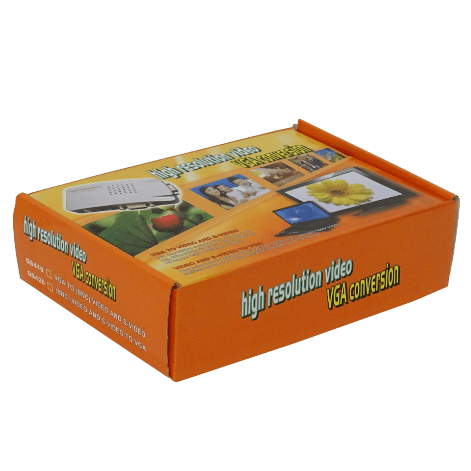 Convertidor VGA Hembra a RCA Hembra + S-Video, Requiere Fuente USB 5V 5