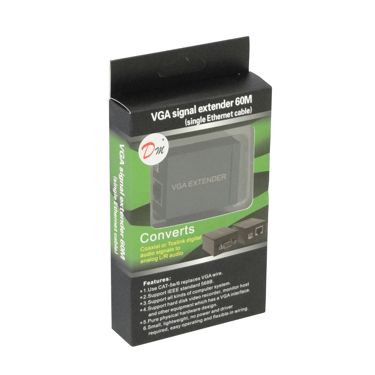 Extensor VGA Pasivo con RJ45 sobre UTP, Hasta 60 Metros, No Requiere Fuente 6