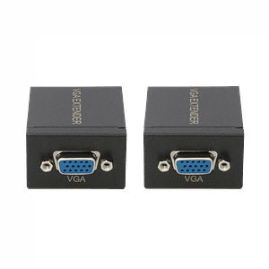 Extensor VGA Pasivo con RJ45 sobre UTP, Hasta 60 Metros, No Requiere Fuente